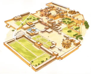 Fatehpur Sikri. Adra. Indien